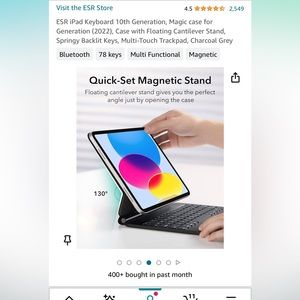 iPad 10 Generation Keyboard Case